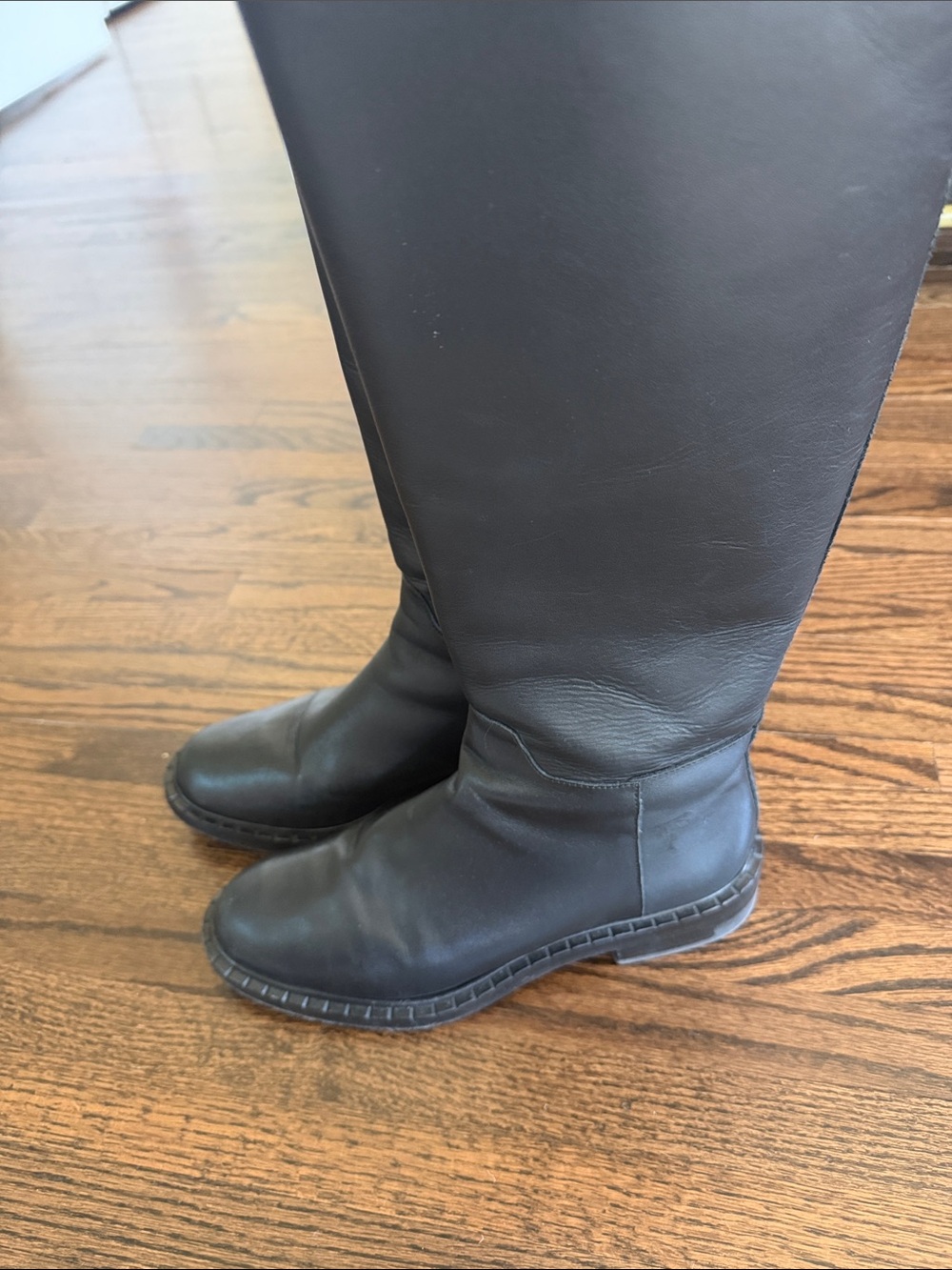 Reformation Nancy Black Riding Boots - Picture 8 of 8